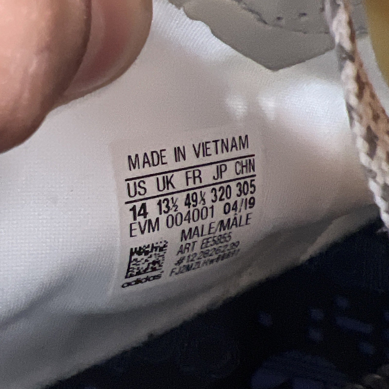 Size 14 - 3M x Adidas Nite Jogger Gray (EE5855)