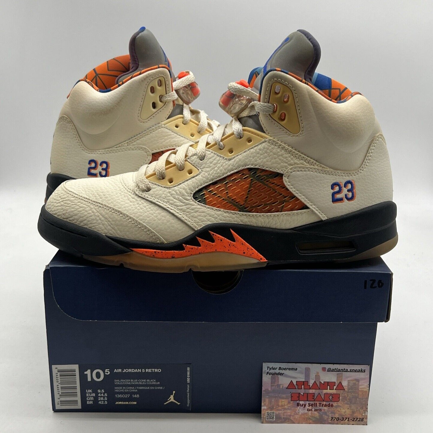 Size 10.5 - Air Jordan 5 Retro International Flight (136027-148)