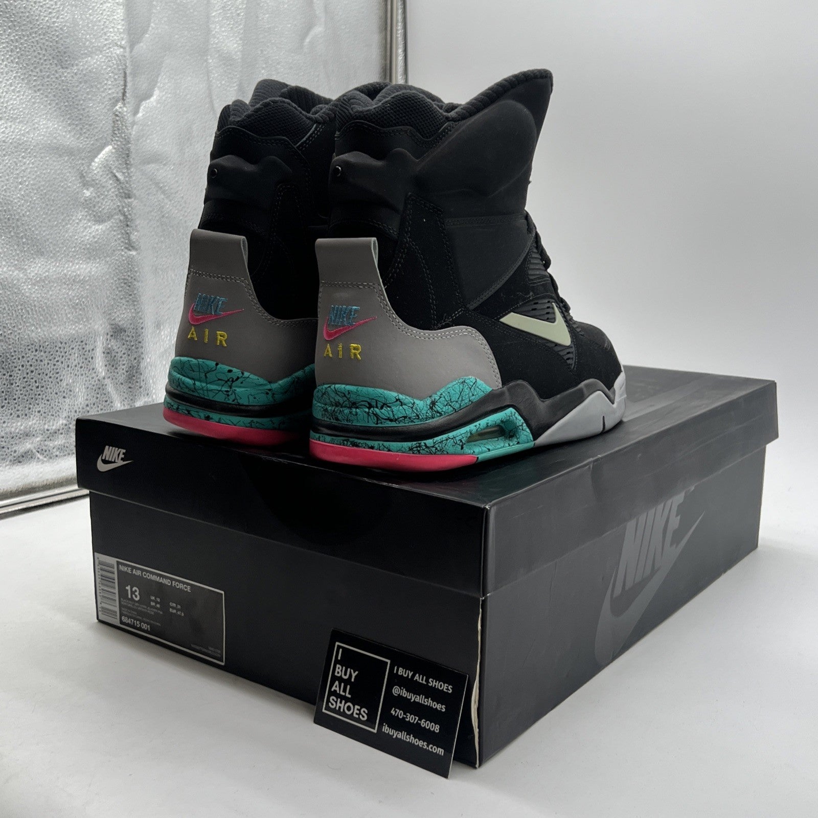 Size 13 - Nike Air Command Force Spurs (684715-001)