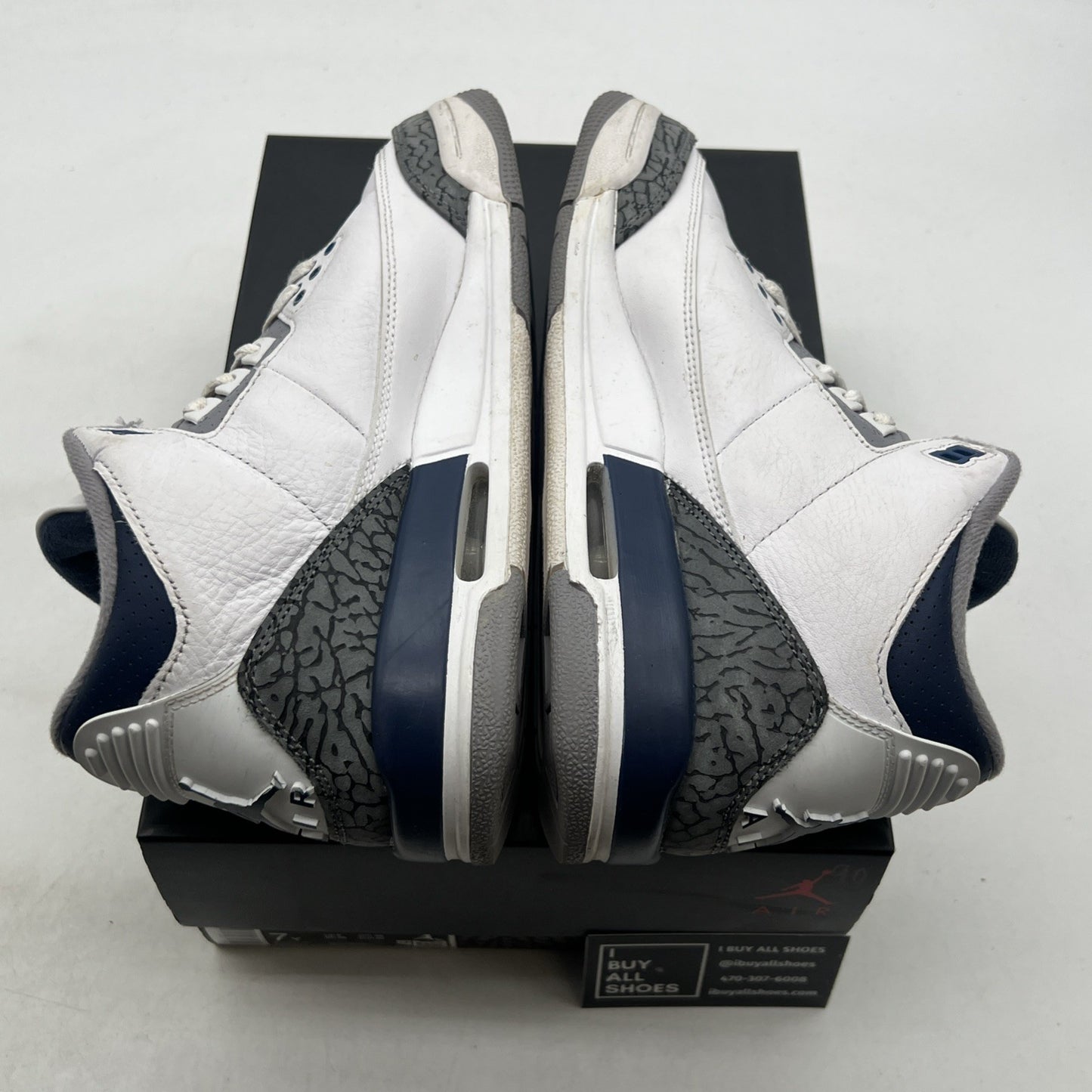 Size 7Y - Air Jordan 3 Retro Midnight Navy (DM0967-140)