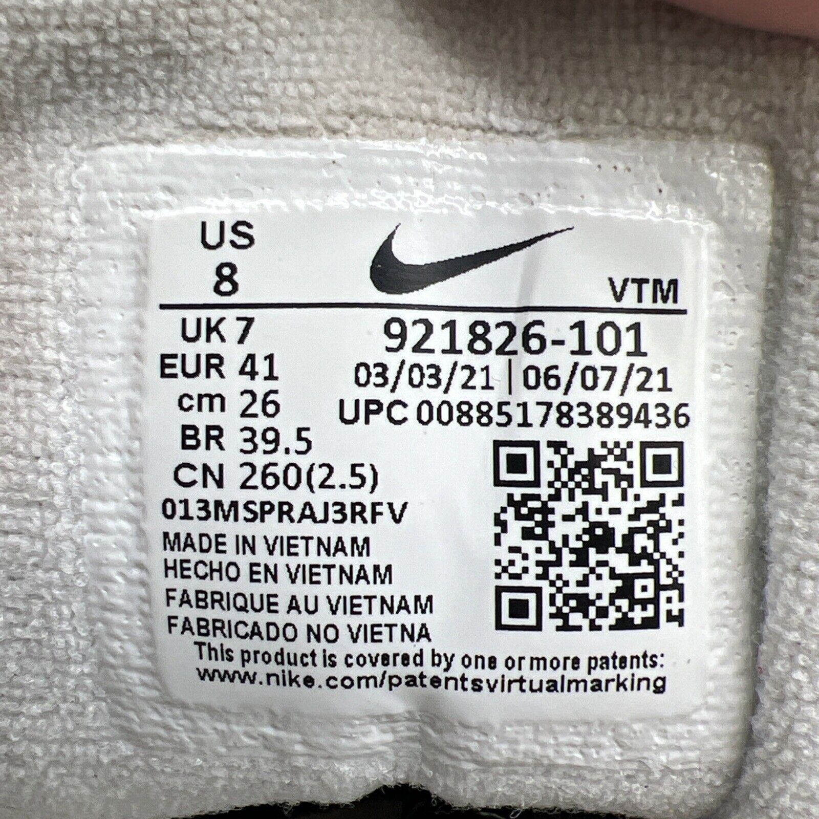 Size 8 - Nike Air Max 97 Triple White Wolf Gray (921826-101)