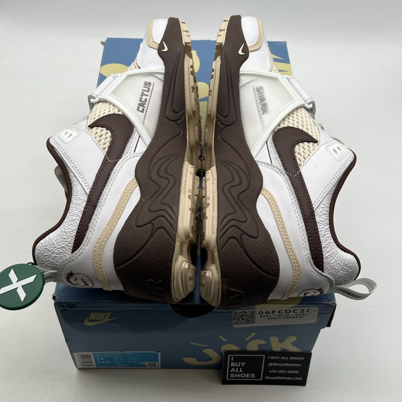 Size 13 - Nike Travis Scott x Zoom Field Jaxx Light Chocolate (HQ3073-100)