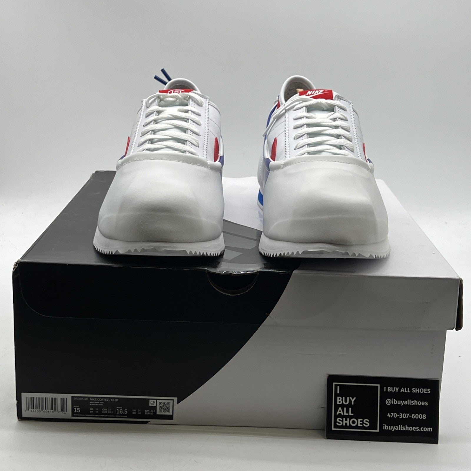 Size 15 - Nike CLOT x Cortez Forrest Gump (DZ3239-100)