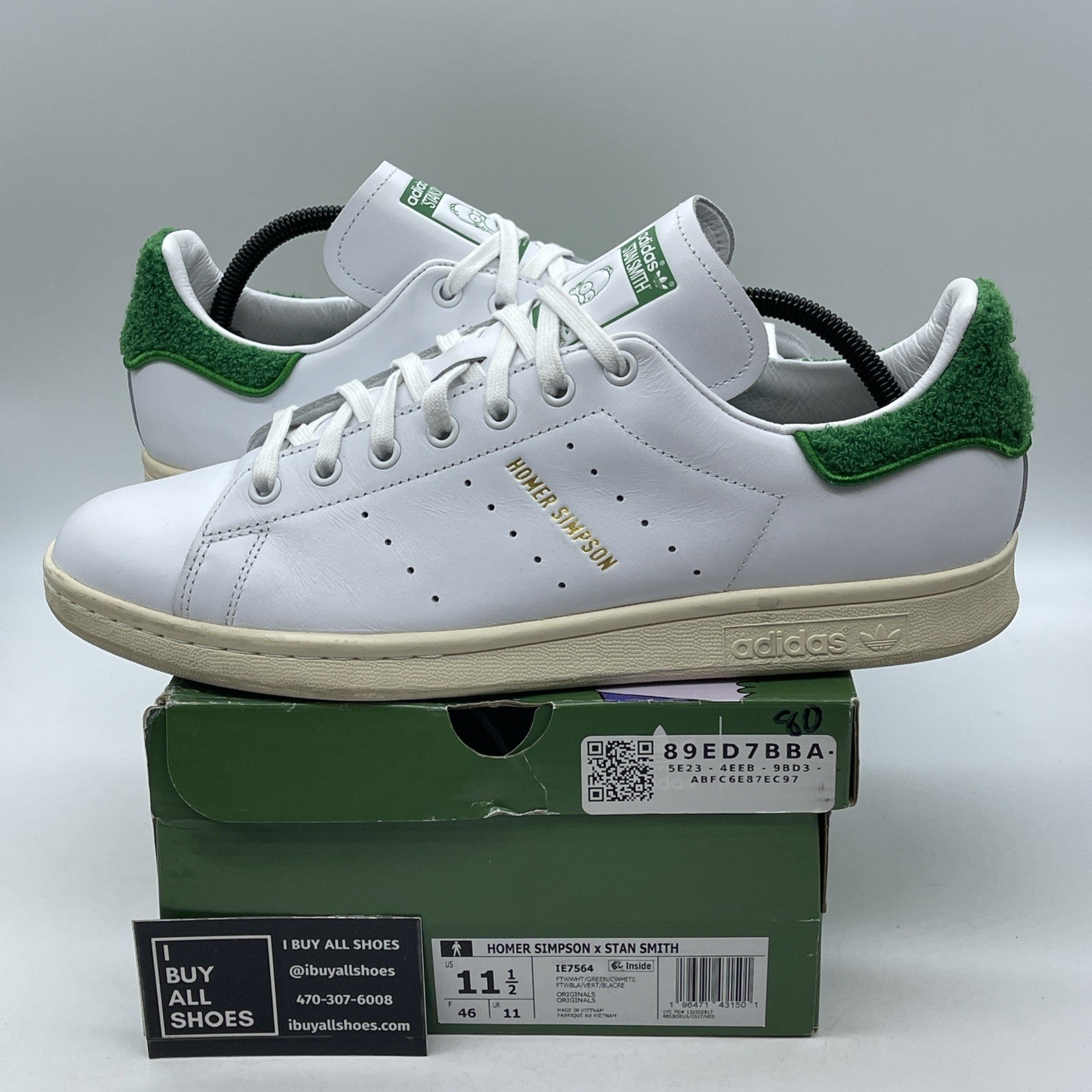Size 11.5 - adidas The Simpsons x Stan Smith Homer Simpson (IE7564)