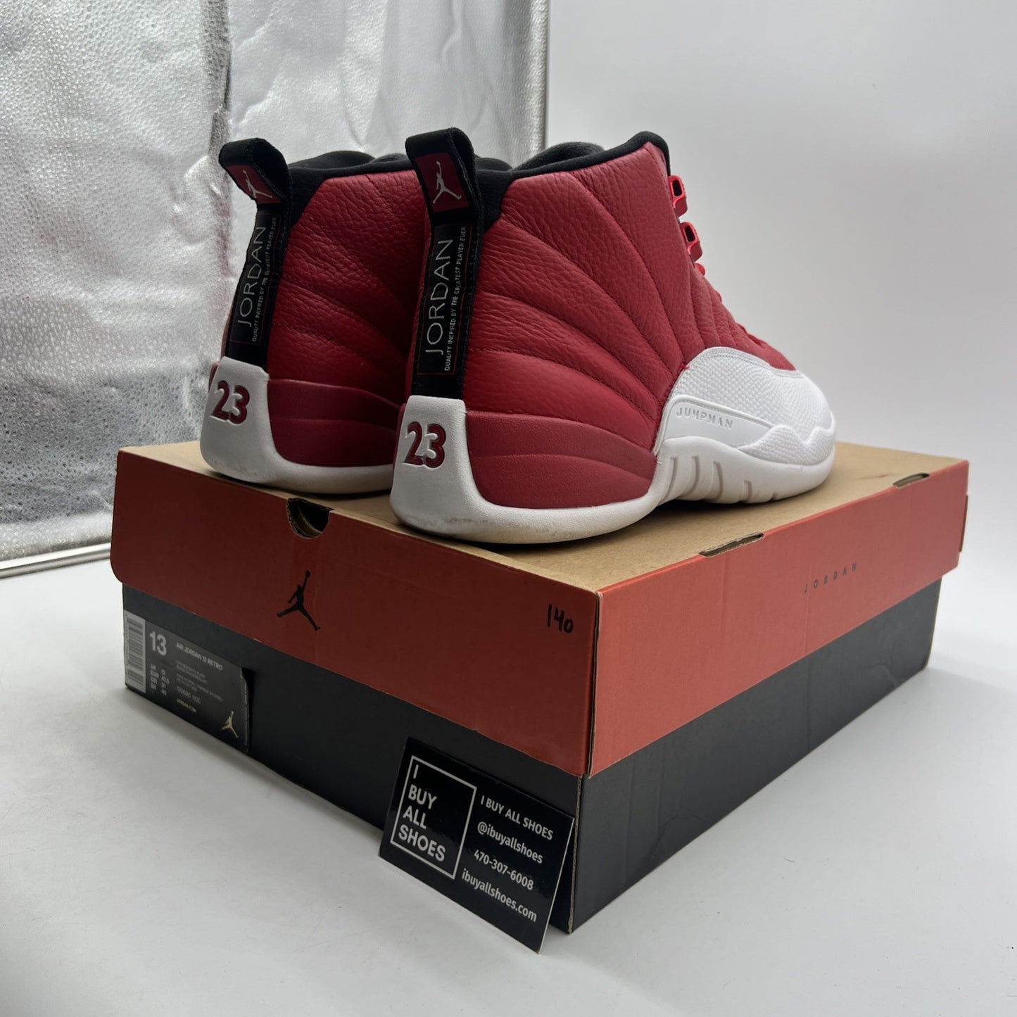 Size 13 - Air Jordan 12 Retro Gym Red (130690-600)
