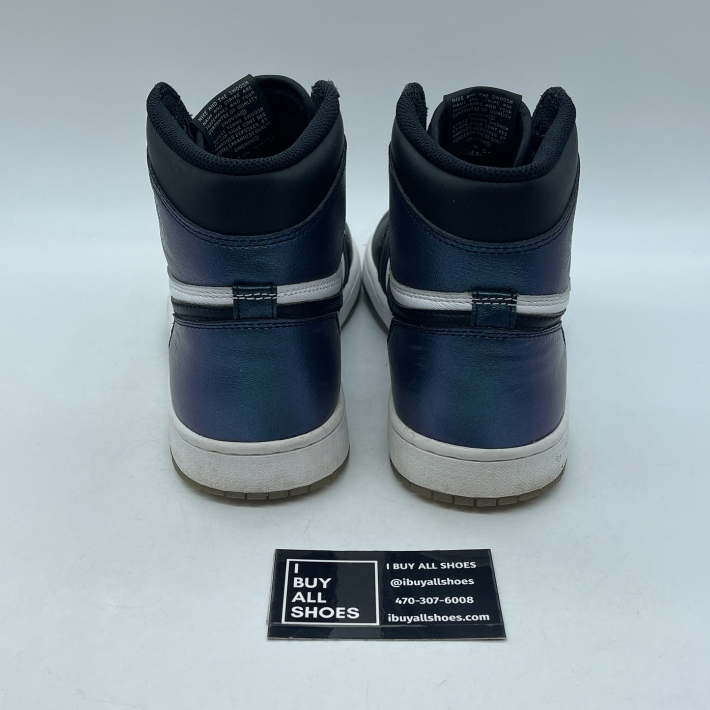 Size 9.5 - Air Jordan 1 Retro OG High All Star Chameleon Black White (907958-015