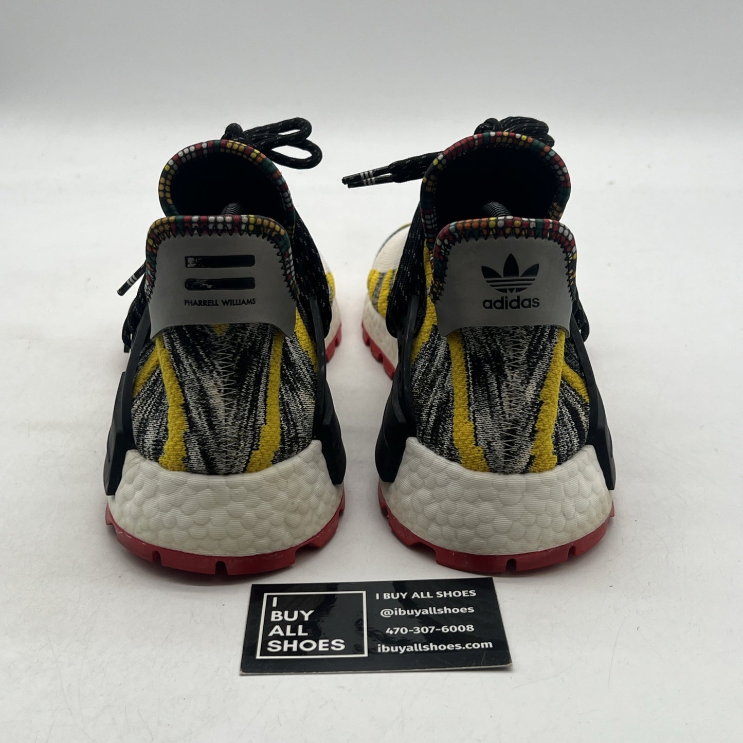Size 10 - adidas Pharrell x NMD Human Race Trail Solar Pack (BB9527)