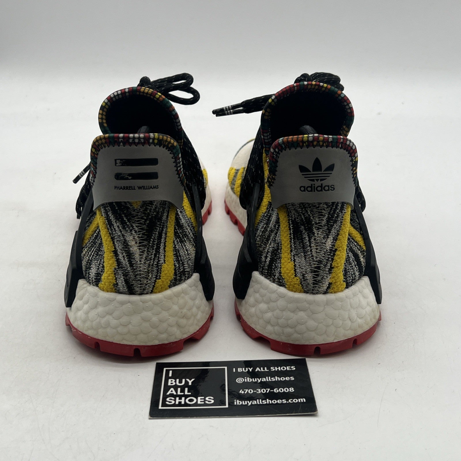 Size 10 - adidas Pharrell x NMD Human Race Trail Solar Pack (BB9527)