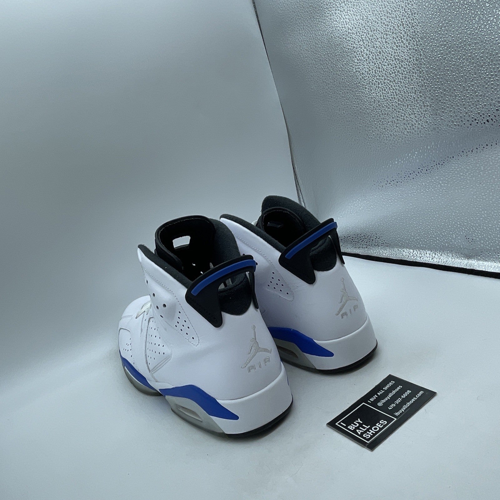 Size 14 - Air Jordan 6 Retro 2014 Sport Blue (384664-107)