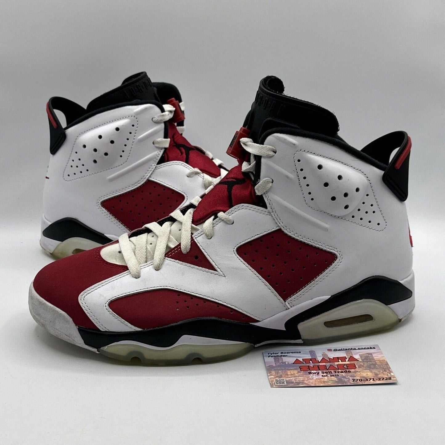 Size 12 - Jordan 6 Retro OG Mid Carmine OG Nike Air Retro Red White