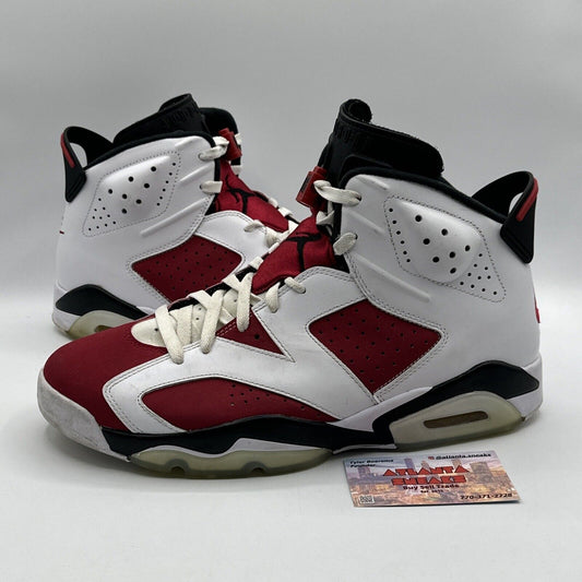Size 12 - Jordan 6 Retro OG Mid Carmine OG Nike Air Retro Red White