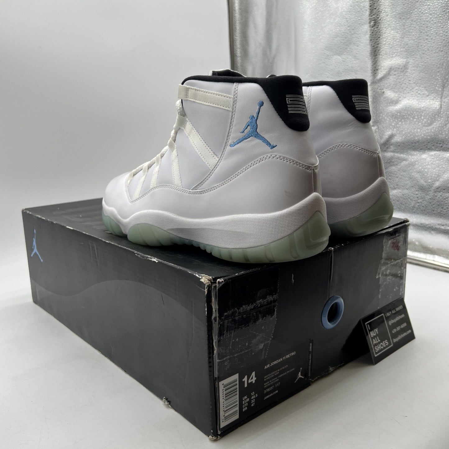 Size 14 - Air Jordan 11 Retro High Legend Blue (378037-117)