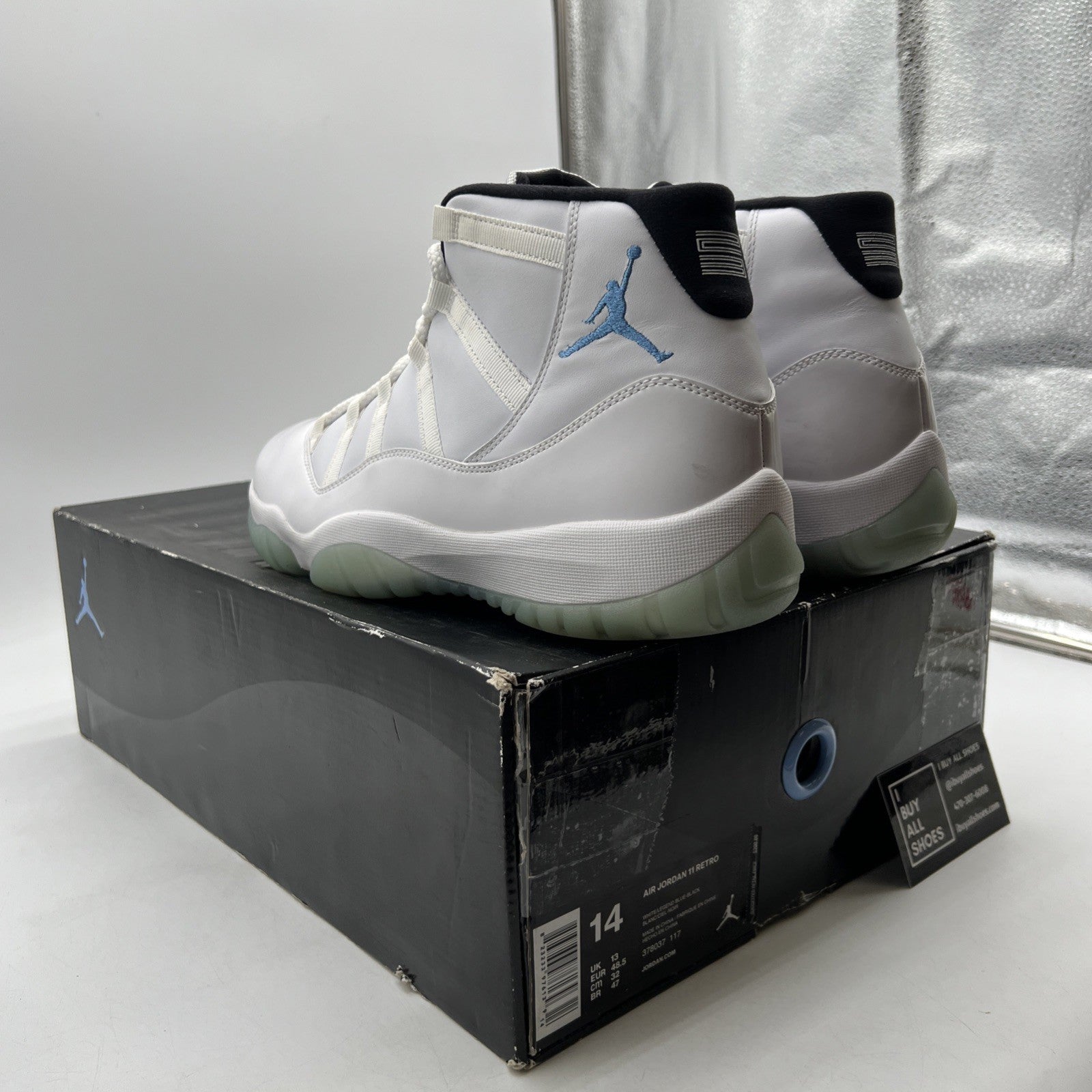 Size 14 - Air Jordan 11 Retro High Legend Blue (378037-117)