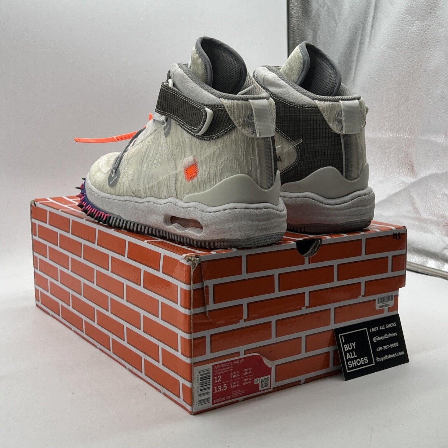 Size 12 - Nike Air Force 1 x Off-White White 2022 (DO6290-100)