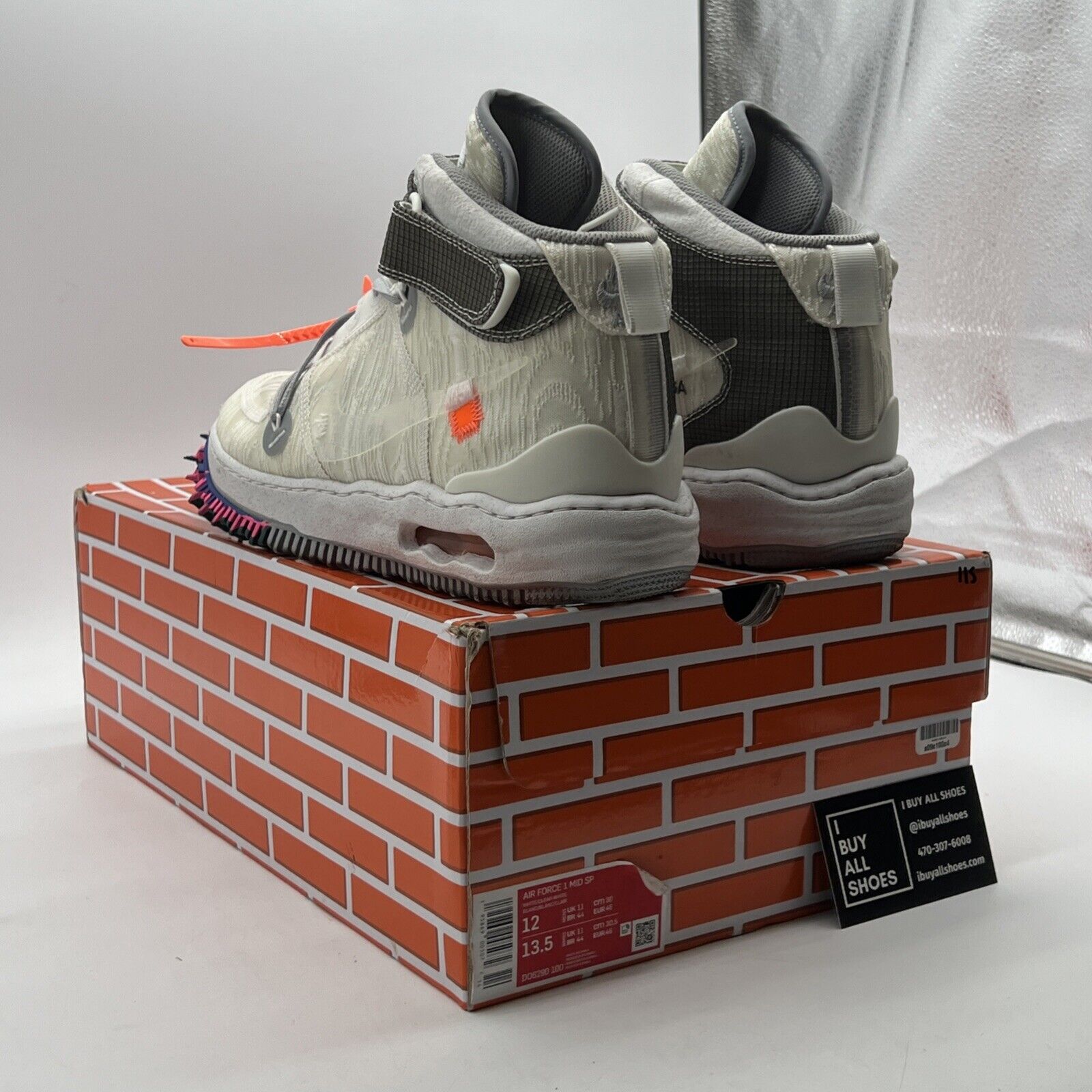 Size 12 - Nike Air Force 1 x Off-White White 2022 (DO6290-100)