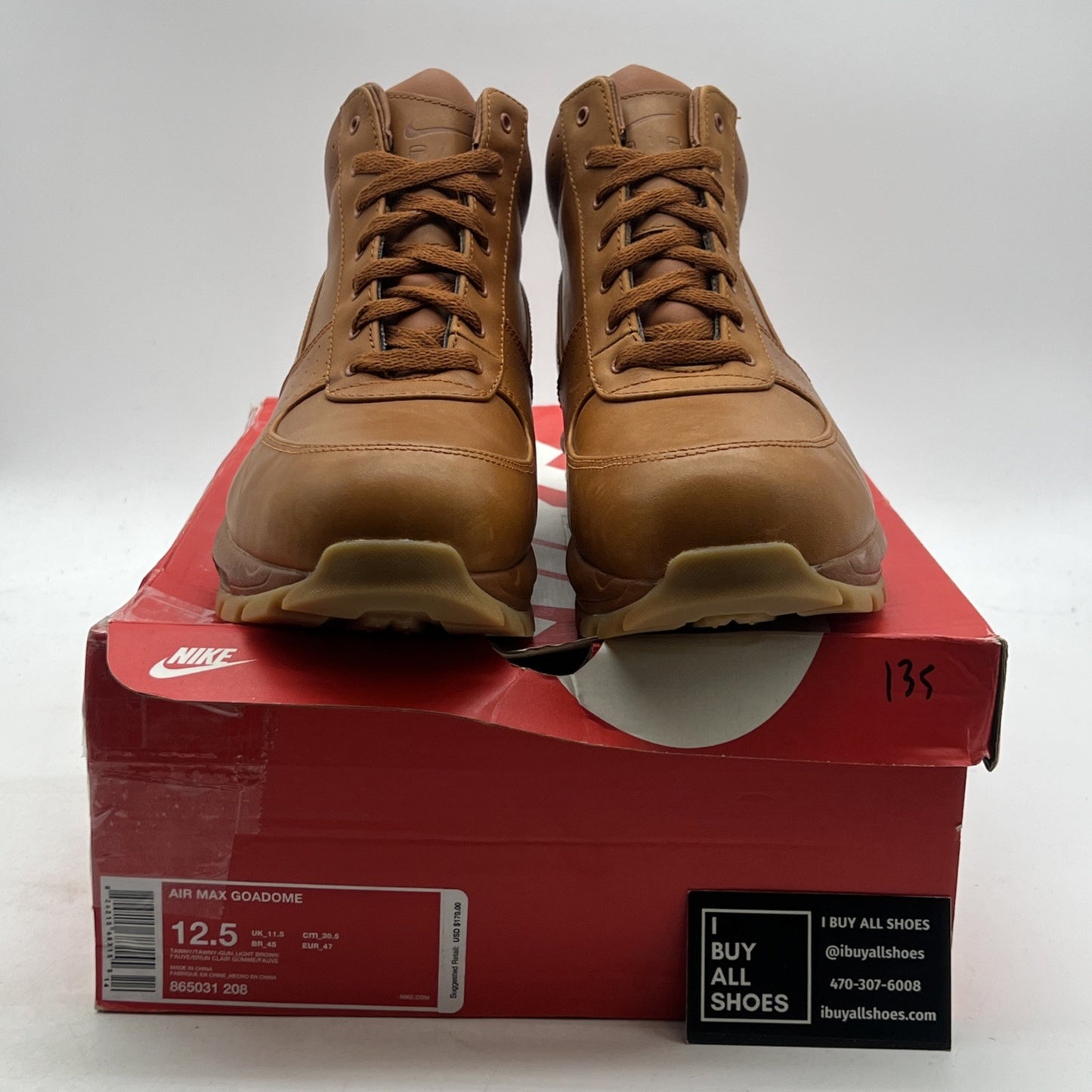 Size 12.5 - Nike Air Max Goadome Tawny (865031-208)
