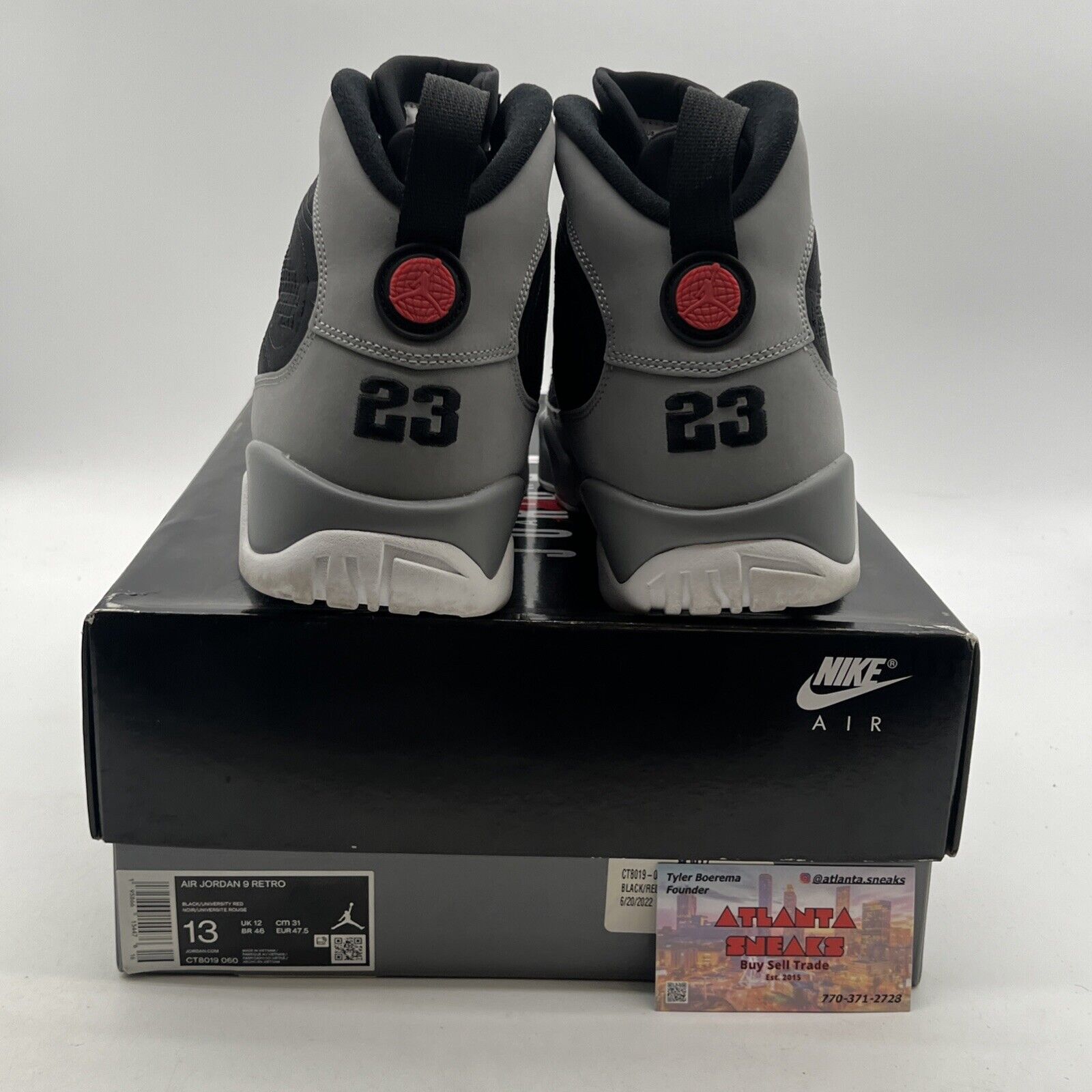 Size 13 - Air Jordan 9 Retro Particle Gray 2022 (CT8019-060)