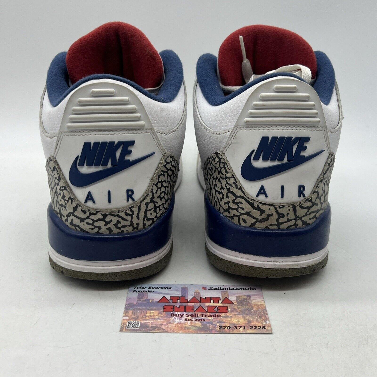 Size 11.5 - Jordan 3 Retro OG Mid True Blue White Leather (854262-106)