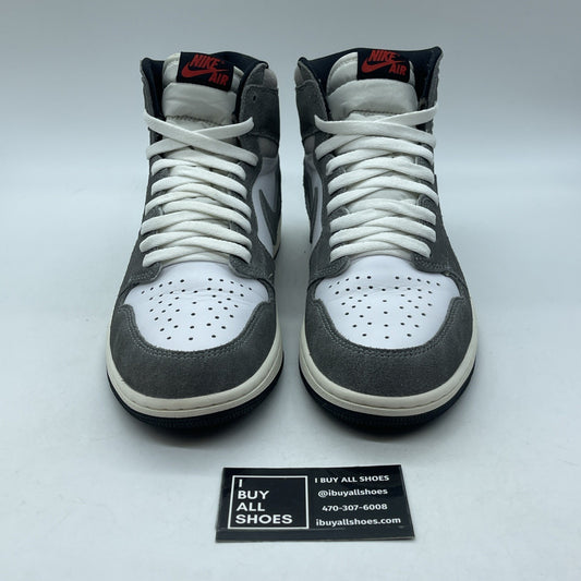 Size 9.5 - Air Jordan 1 Retro OG High Washed Black Suede Leather (DZ5485-051)