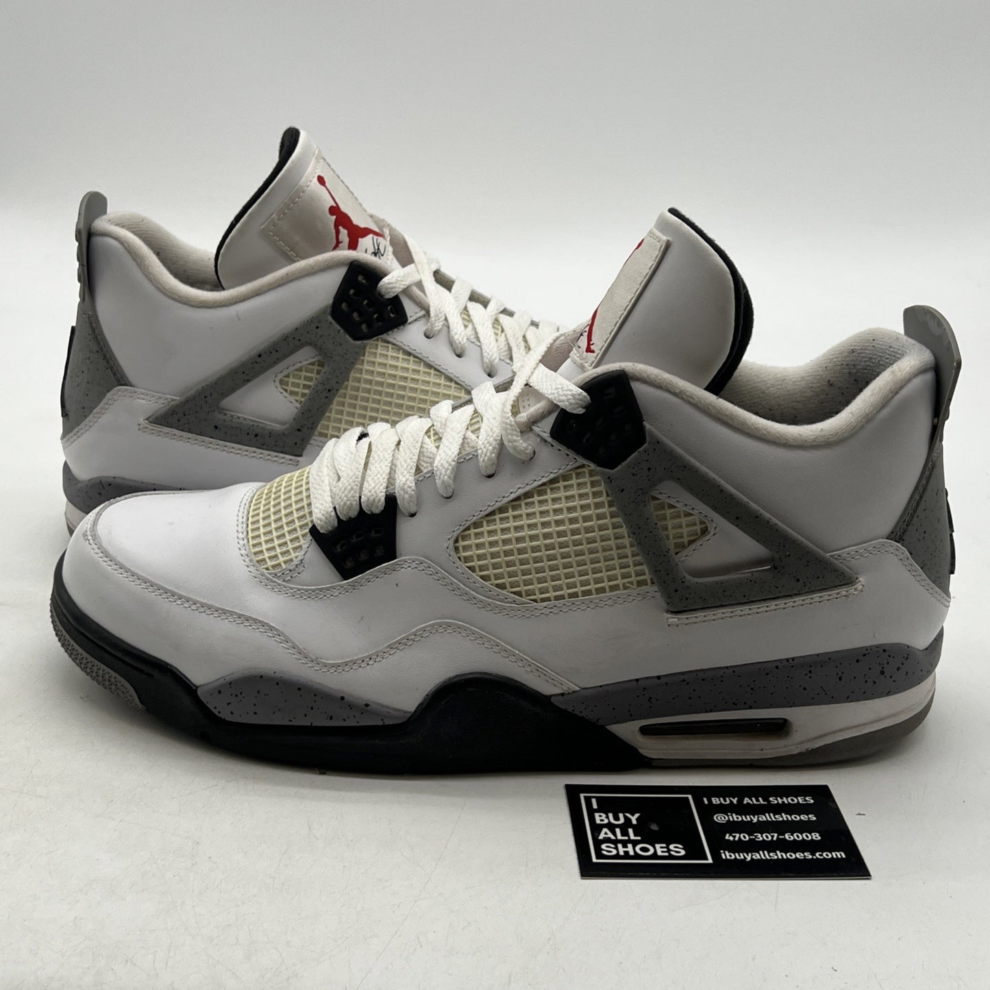 Size 13 - Air Jordan 4 Retro Cement 2012 (308497-103)