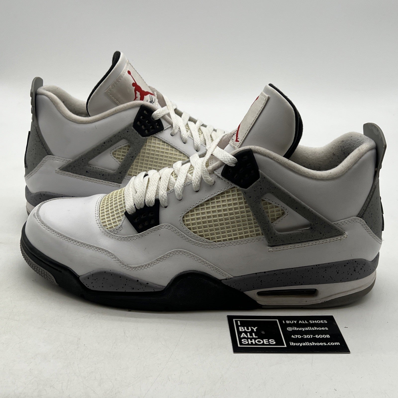 Size 13 - Air Jordan 4 Retro Cement 2012 (308497-103)