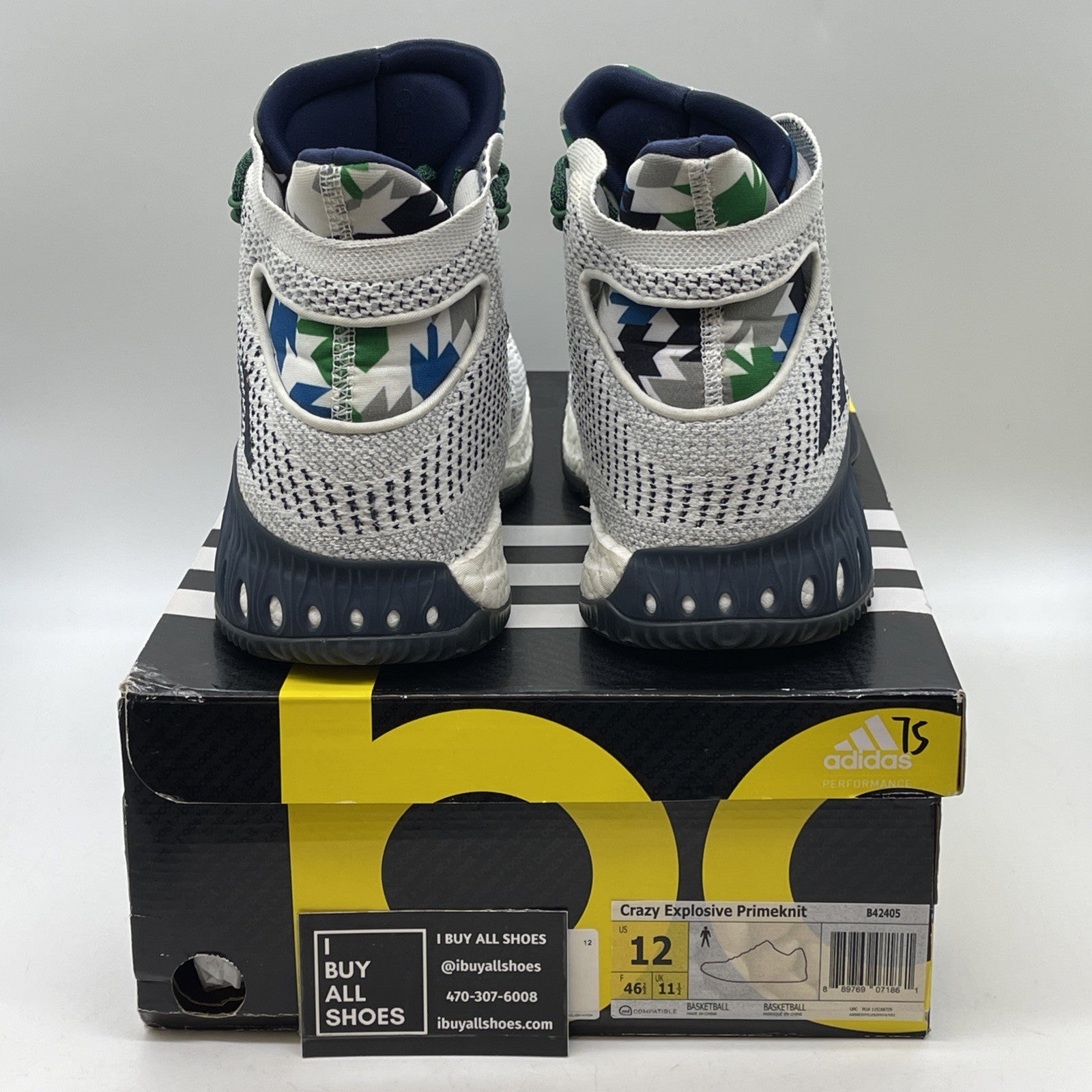 Size 12 - adidas Crazy Explosive Primeknit PE Andrew Wiggins Suede (B42405)