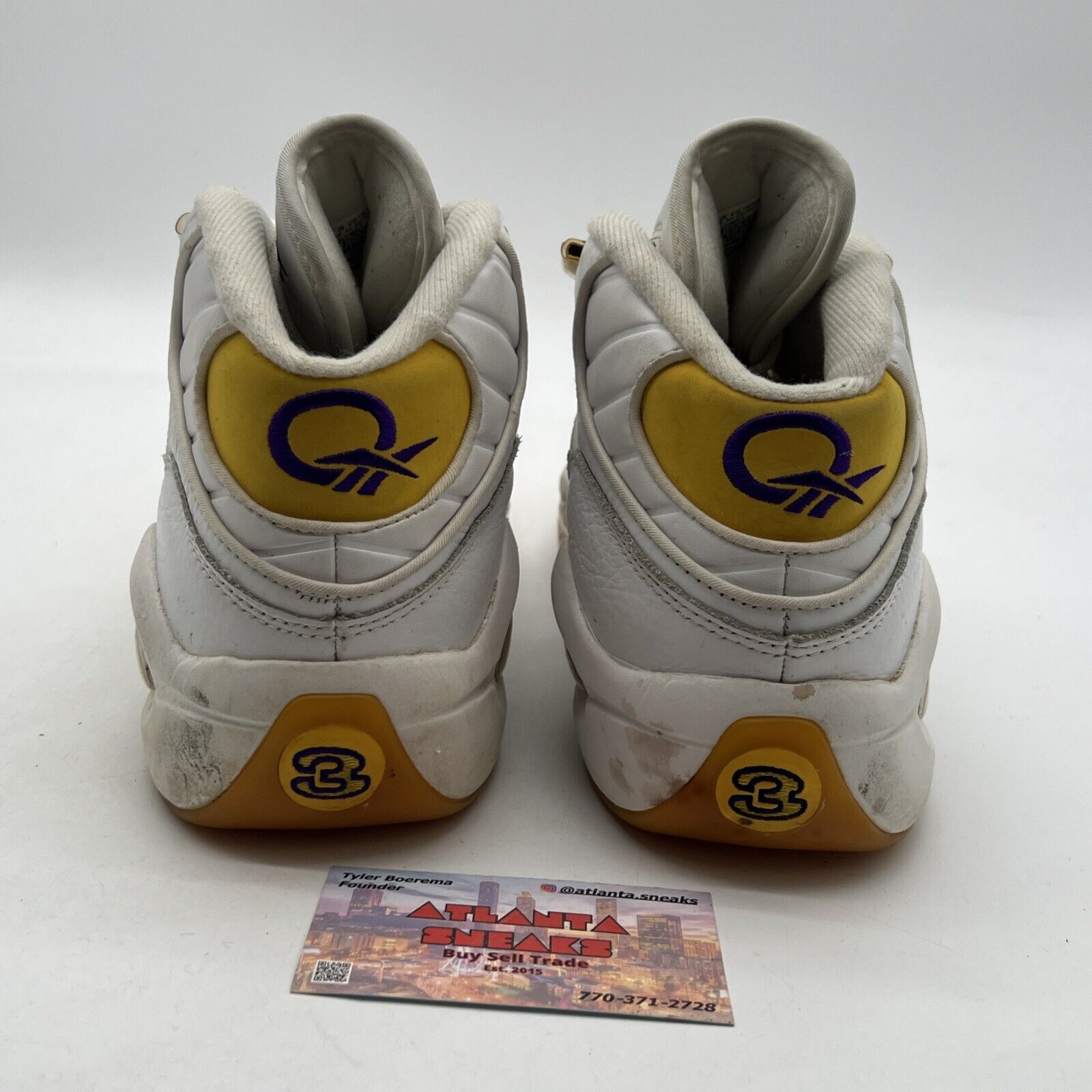 Size 9 - Reebok Question Mid Yellow Toe (FX4278)
