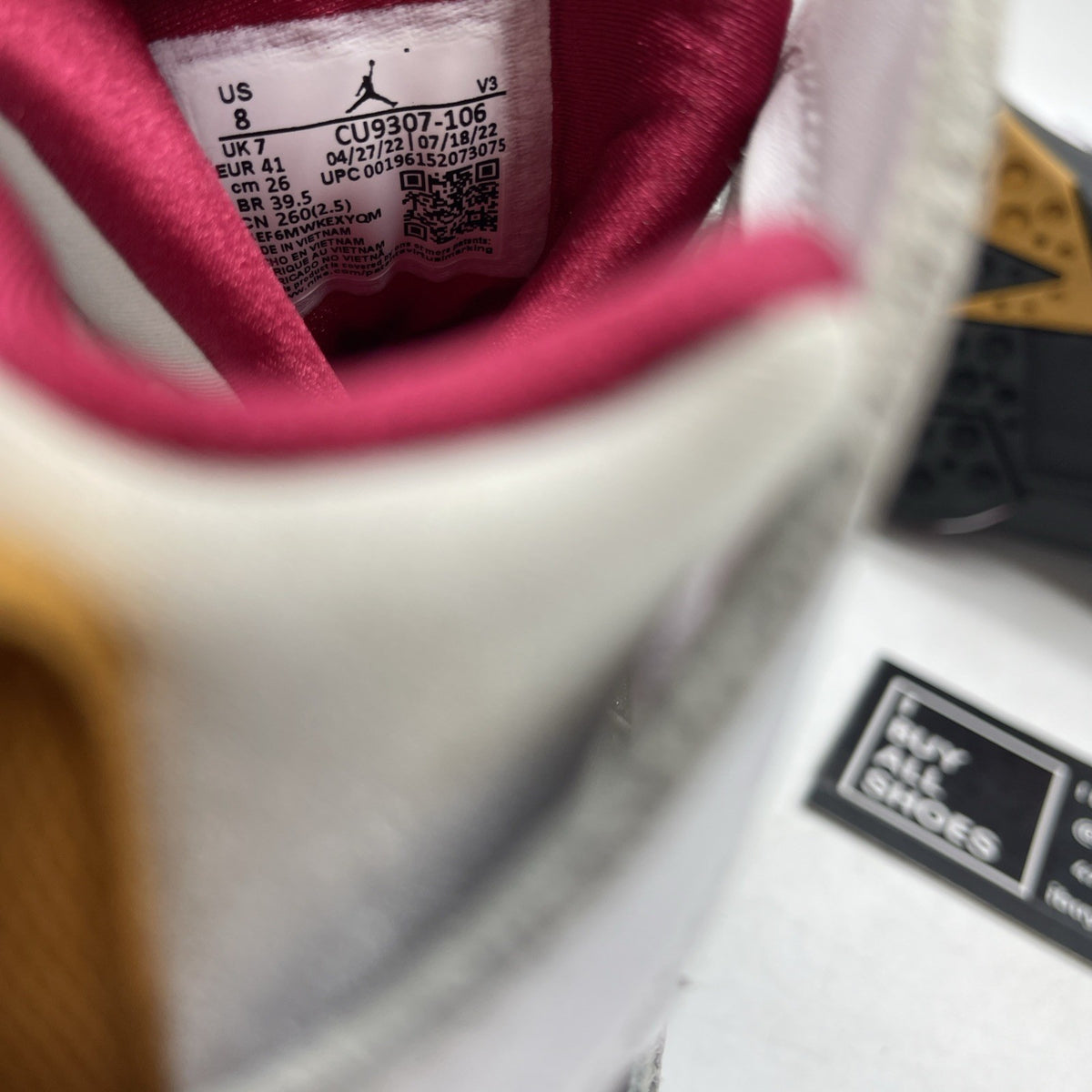 Size 8 - Air Jordan 7 Cardinal 2022 (CU9307-106)