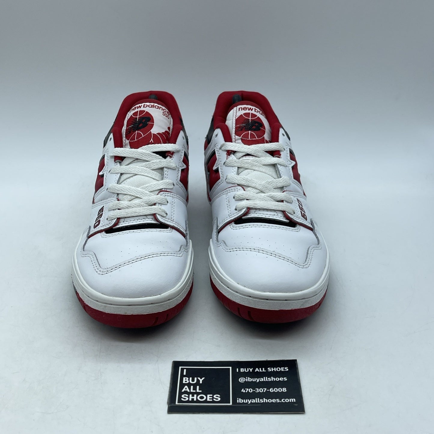 Size 9.5 - New Balance 550 White Team Red (BB550SE1)