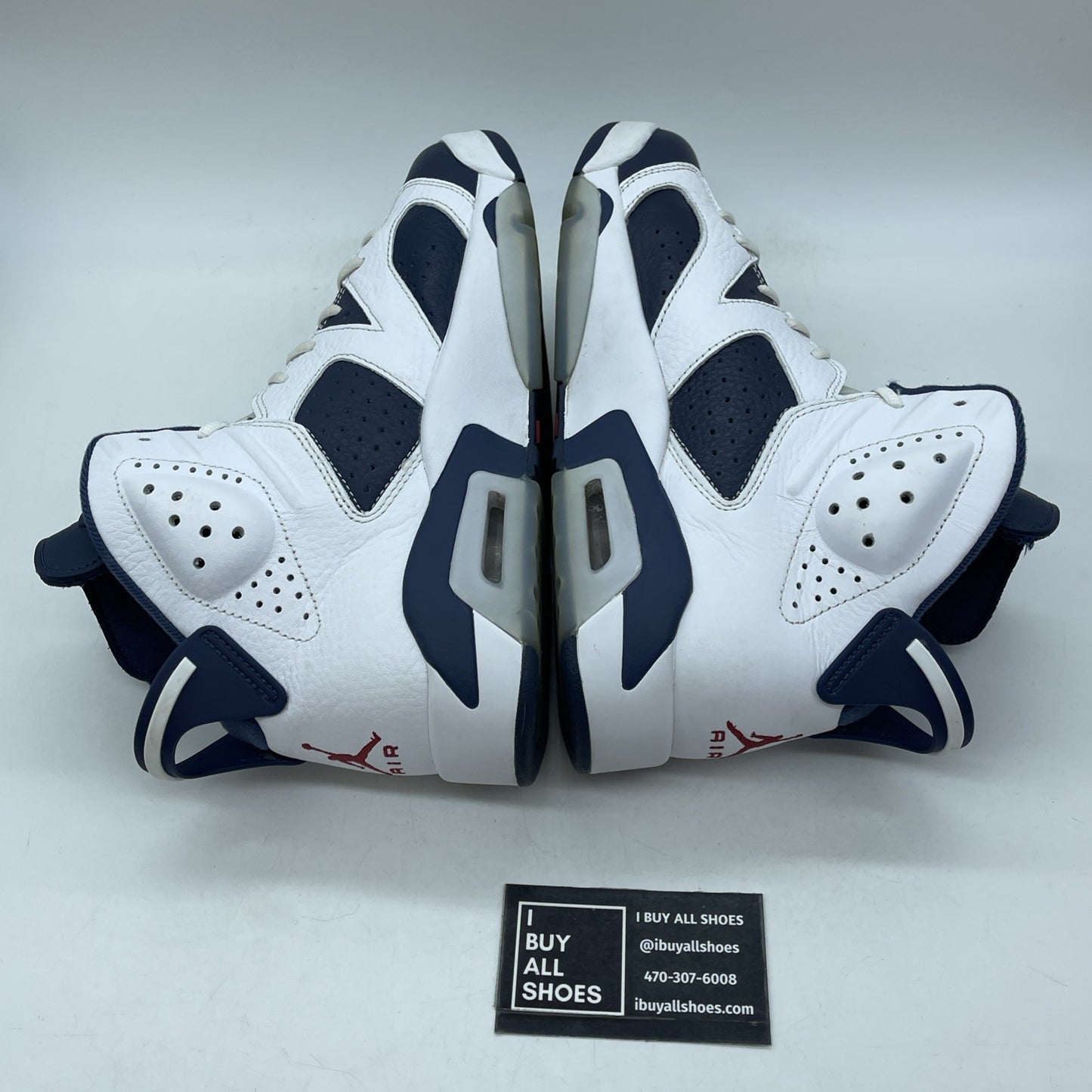 Size 9.5 - Air Jordan 6 Retro 2024 Olympic Blue White Leather (CT8529-164