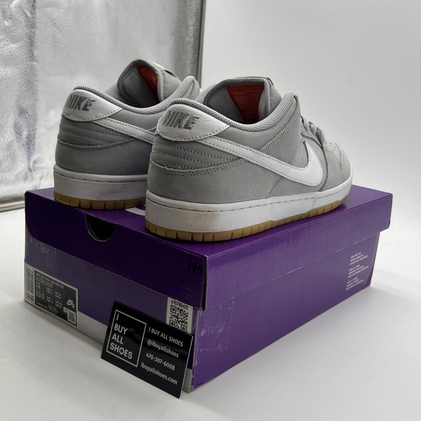 Size 12 - Nike SB Dunk Low Wolf Grey Gum (DV5464-001)