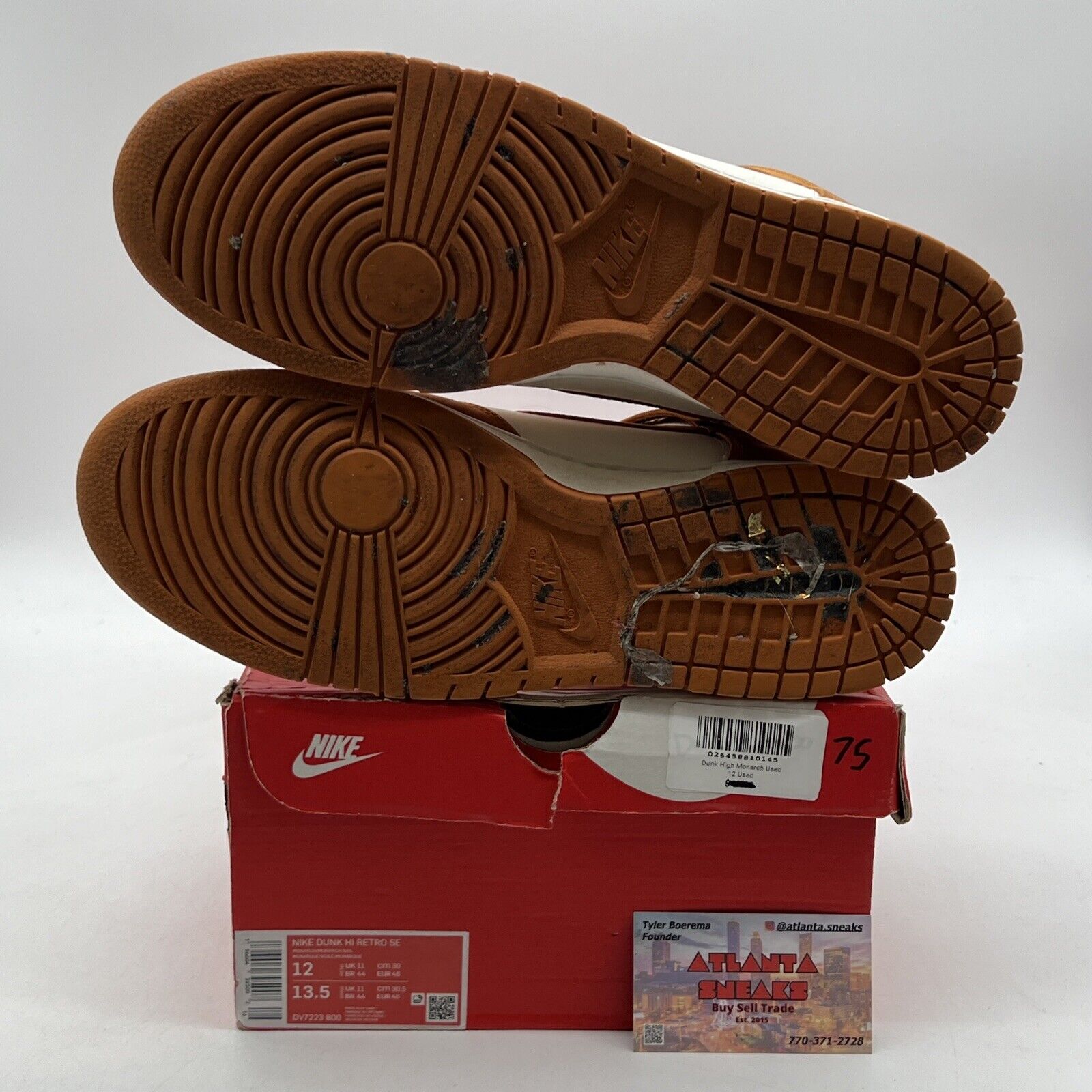 Size 12 - Nike Dunk High Monarch Canvas (DV7223-800)