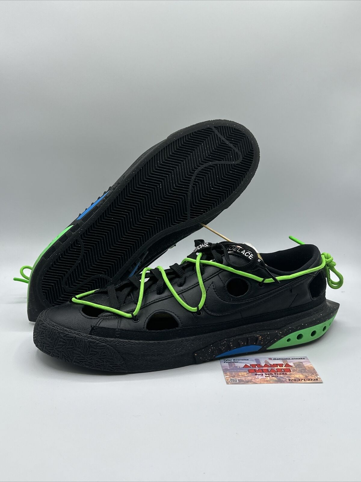 Size 12.5 - Nike Blazer Low x Off-White Black 2022