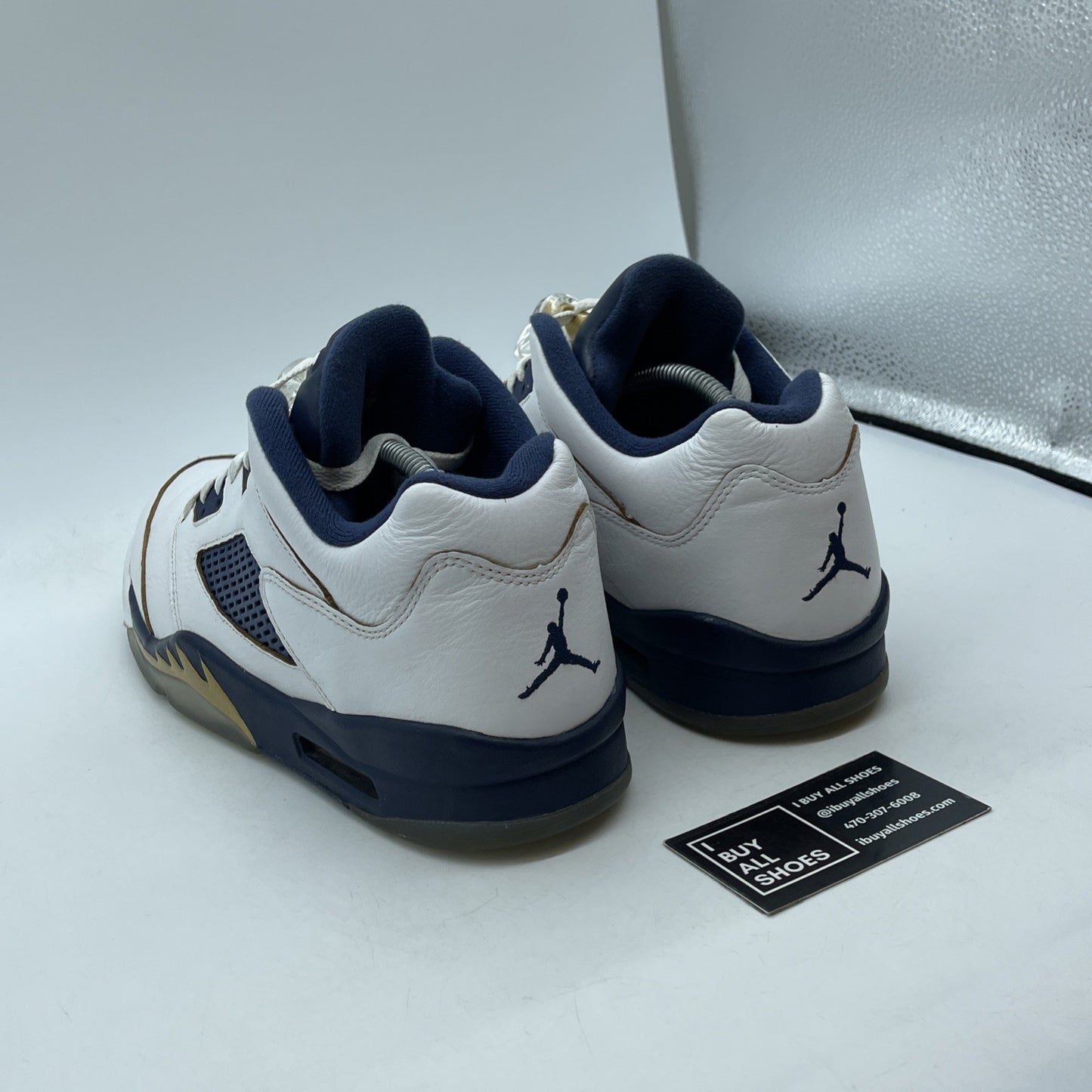 Size 11 - Air Jordan 5 Retro Low Dunk From Above Blue White (819171-135)