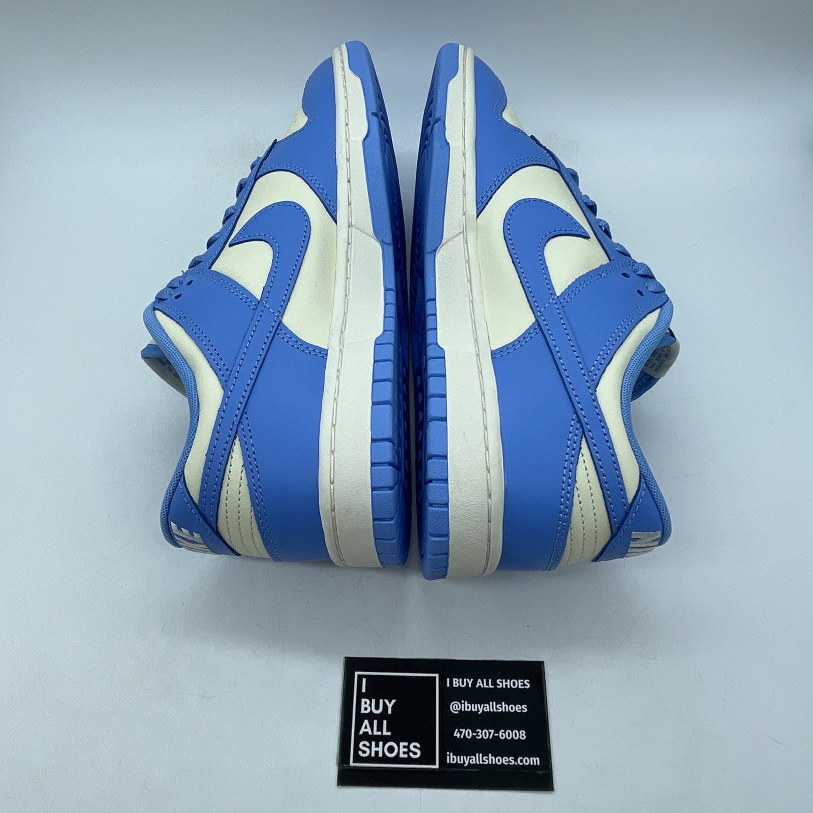 Size 11 - Nike Dunk Low University Blue Coconut Milk White Leather (DV0833-113)