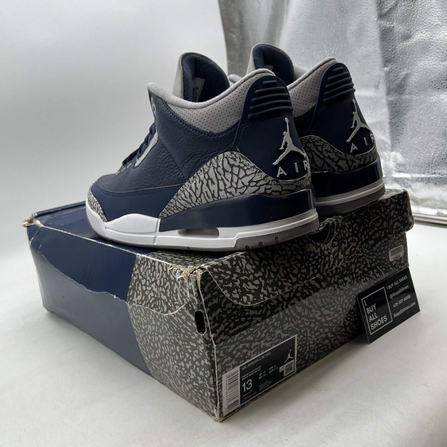 Size 13 - Air Jordan 3 Retro Blue (CT8532-401)