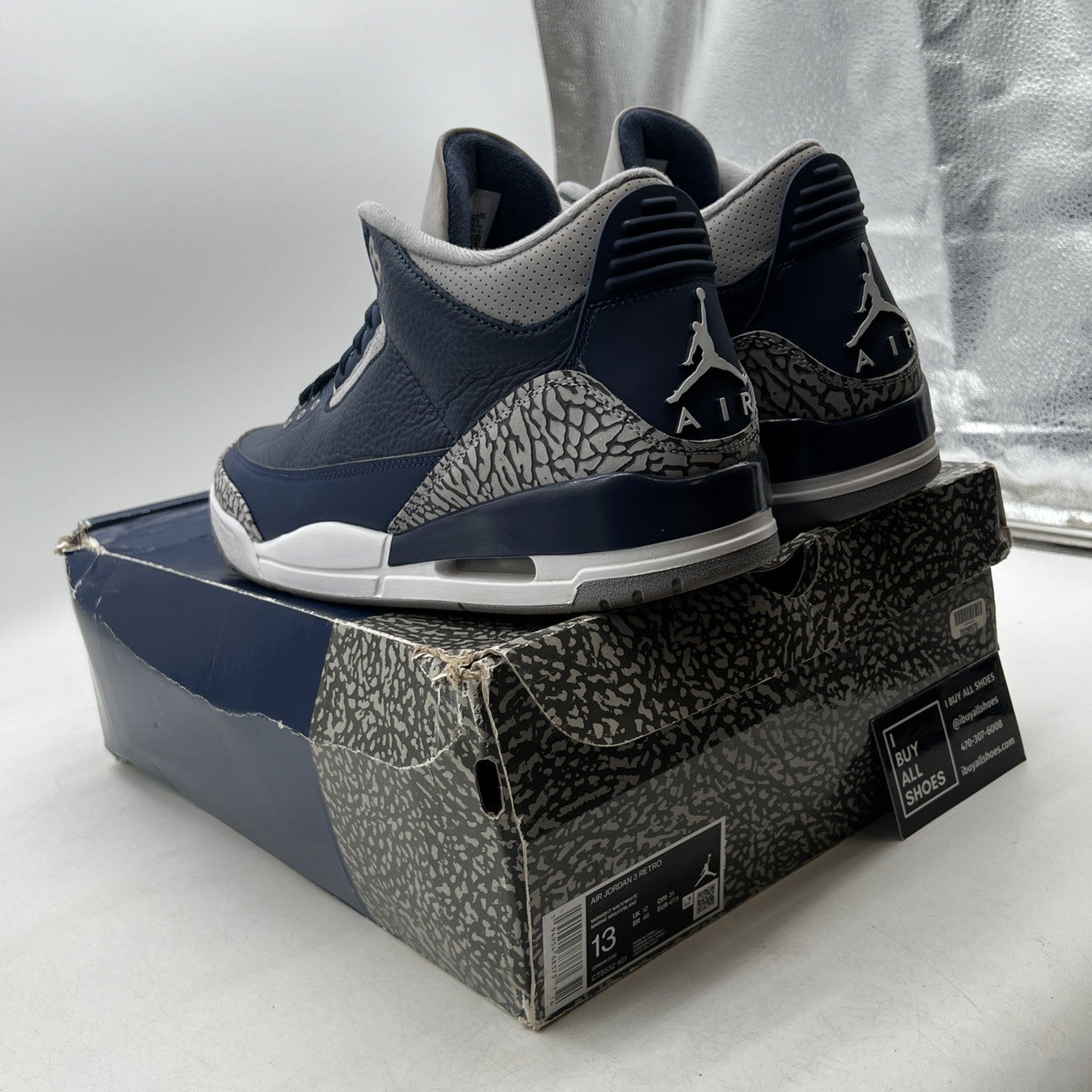 Size 13 - Air Jordan 3 Retro Blue (CT8532-401)