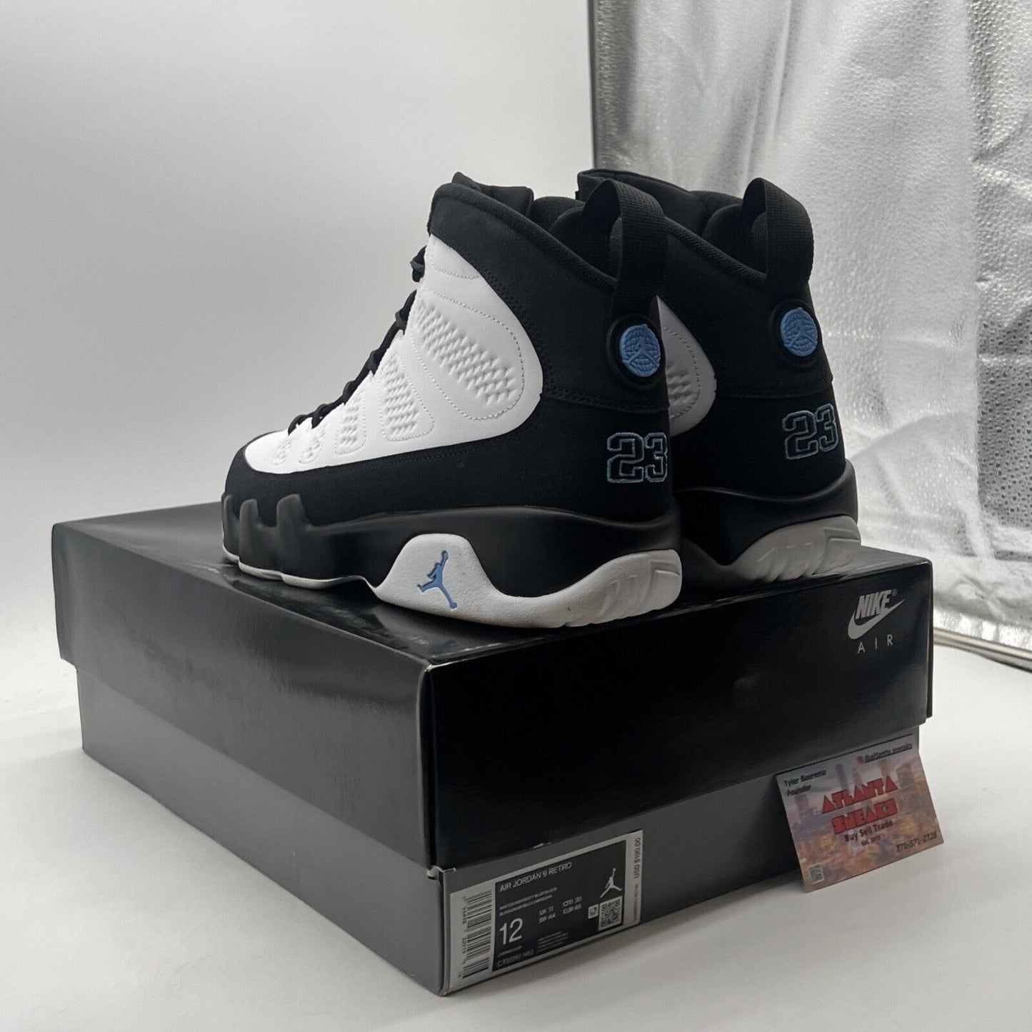 Size 12 - Air Jordan 9 Retro University Blue 2020 (CT8019-140)