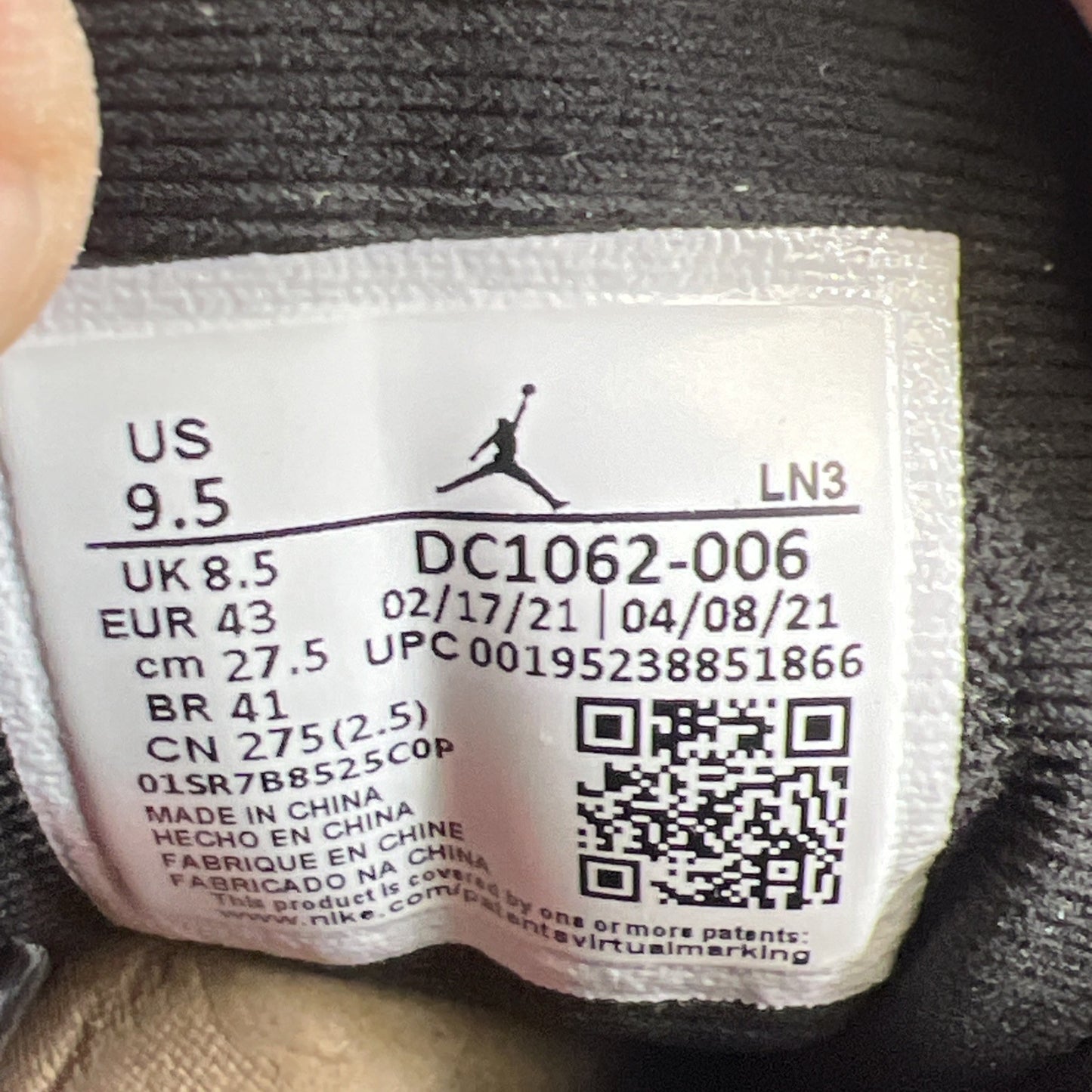 Size 9.5 - Air Jordan 12 Utility Grind (DC1062-006)