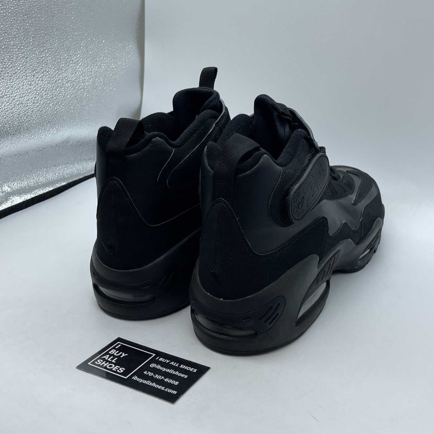 Size 13 - Nike Air Griffey Max 1 Black Suede Leather (354912-001)