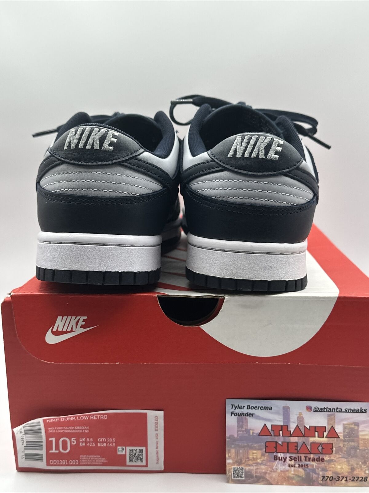 Size 10.5 - Nike Dunk Low Georgetown