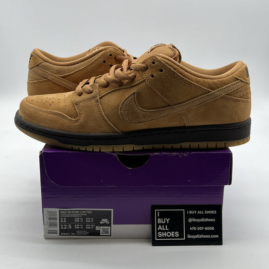Size 11 - Nike Dunk Pro SB Low Wheat Mocha (BQ6817-204)