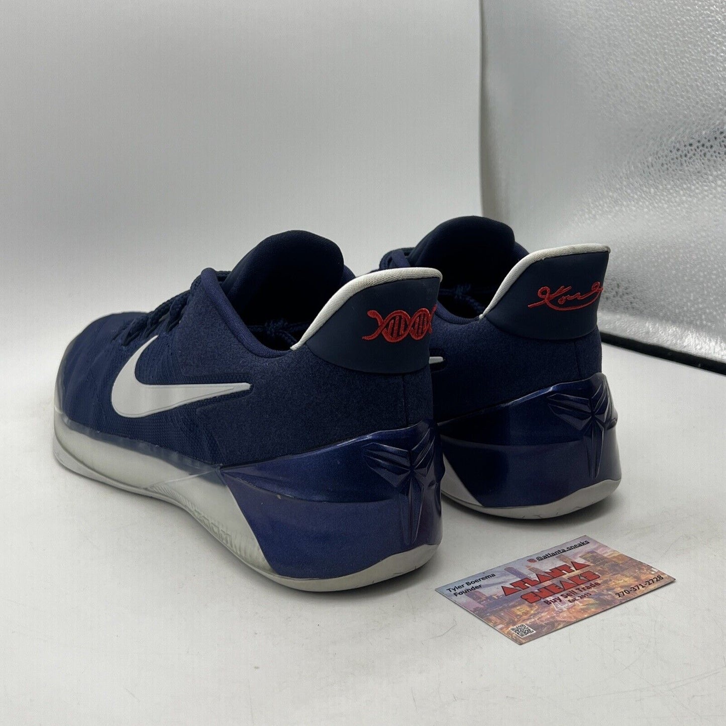 Size 14 - Nike Kobe A.D. Midnight Navy White Grey (852425-406)