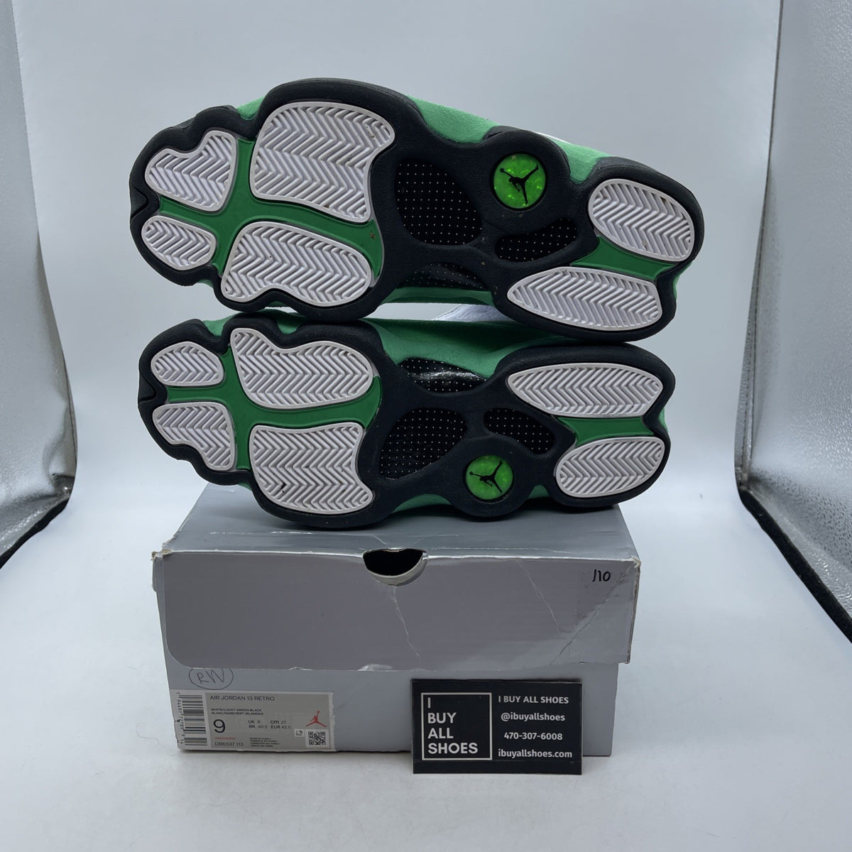 Size 9 - Air Jordan 13 Retro Lucky Green 2020 (DB6537-113)