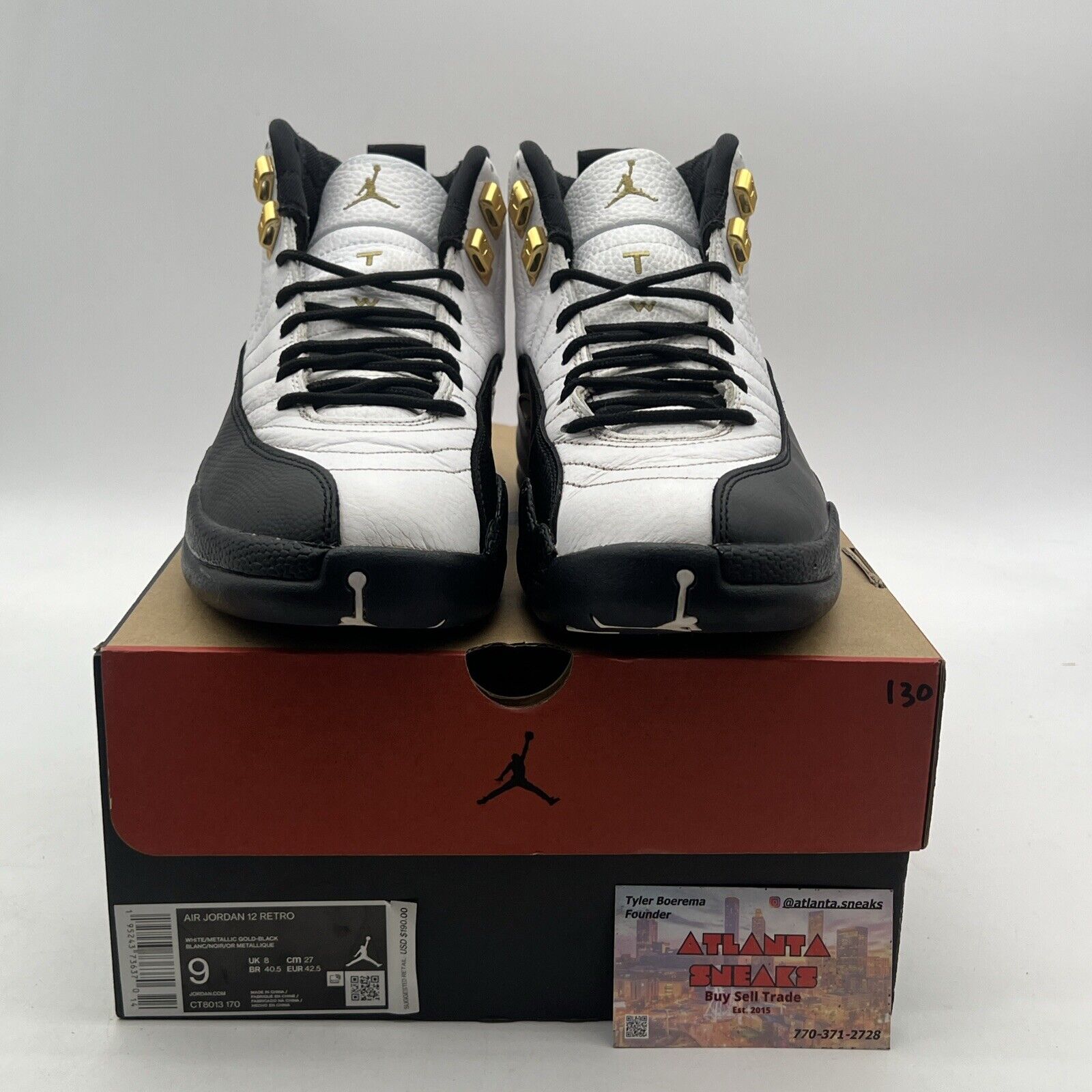 Size 9 - Air Jordan 12 Royalty (CT8013-170)