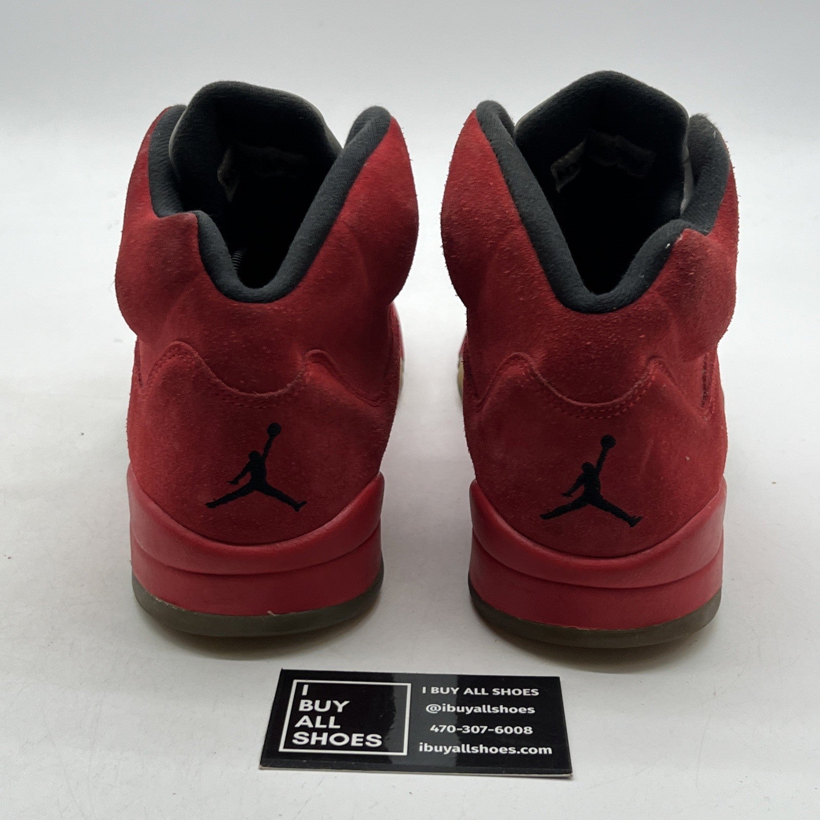 Size 11.5 - Air Jordan 5 Retro Red Suede (136027-602)