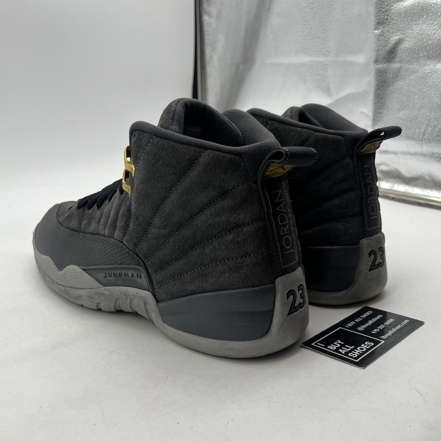 Size 13 - Air Jordan 12 Retro Dark Grey (130690-005)
