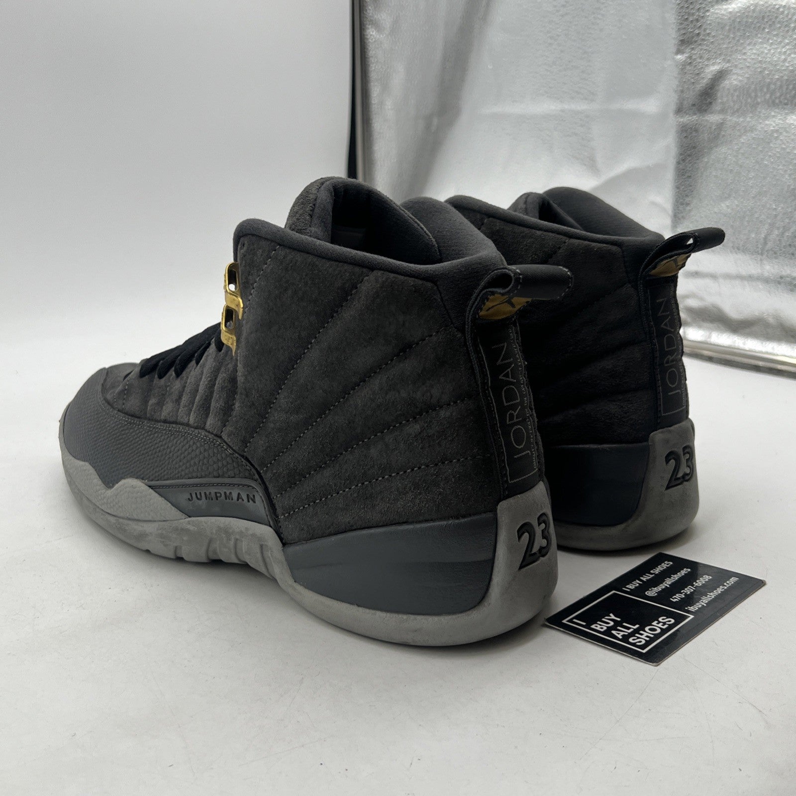 Size 13 - Air Jordan 12 Retro Dark Grey (130690-005)