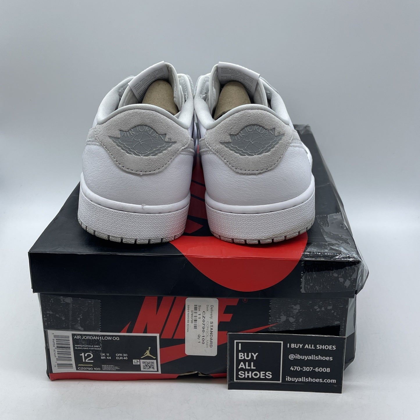 Size 12 - Air Jordan 1 Low OG Neutral Gray (CZ0790-100)