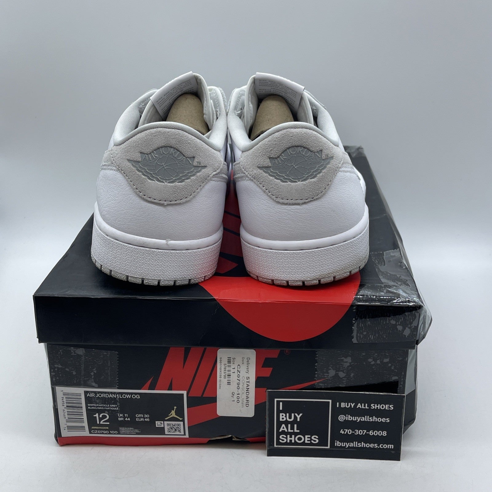Size 12 - Air Jordan 1 Low OG Neutral Gray (CZ0790-100)